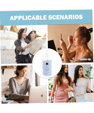 LALADEFIEE 4pcs Small Pill Hydrating Instrument Portable Skin Moistener Facial Sprayer abs pc - Buy Online on GoSupps.com