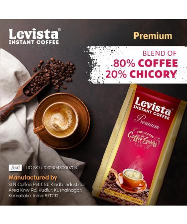 Levista Pochette de caf instantan de qualit sup rieure de 200 g Arabica 200 g (Lot de 1) - Buy Online on GoSupps.com