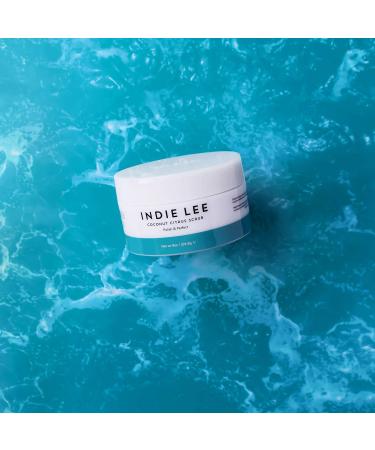 Indie Lee Coconut Citrus Body Scrub 8oz - Hydrating Exfoliator with Cane Sugar & Jojoba Oil for Rough, Dry Skin - Legs, Elbows, Hands - Buy Online on GoSupps.com