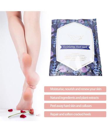 Buy Lavender Foot Peeling Mask - Softens Skin Removes Calluses & Moisturizes | International Shipping - Buy Online on GoSupps.com