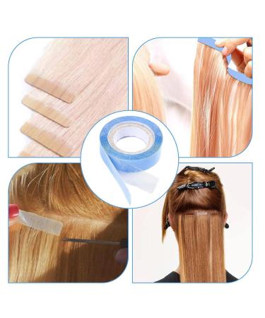 LINXINS Wig Tape Double Sided Extra Strong 2Rolls 0.8cm*3yard Hair Extension Tapes Lace Front Support Tape Roll Hair Tapes for Extensions Waterproof Wig Tape Toupee Tape(Blue) - Buy Online on GoSupps.com