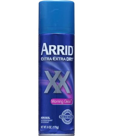 Arrid XX Morning Clean Aerosol Spray Antiperspirant & Deodorant - 6 oz, Pack of 3 - Buy Online on GoSupps.com
