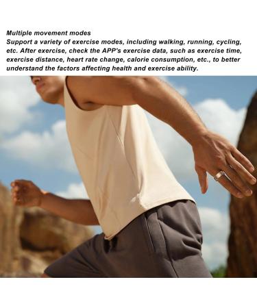 Wearable Smart Ring - Waterproof Health Tracker | Lightweight IP68 for Outdoor Sports - Rose Gold - Buy Online on GoSupps.com