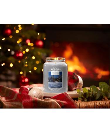 Yankee Candle Candlelit Cabin - Medium-Sized Fragrance Candle in Glass | Alpine Christmas Collection | Up to 75 Hours Burn Time - Buy Online on GoSupps.com