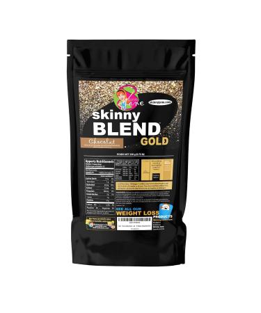Skinny Blend Gold Protein Shake for Women | Delicious Low Sugar Low Carb Chocolate Smoothie | 15 Servings | Boosts Metabolism & Energy - Buy Online on GoSupps.com