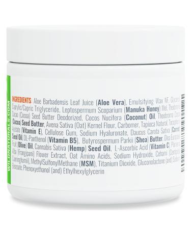 Face Moisturizer for Dry Skin - Manuka Honey & Aloe Vera Cream for Men & Women - Soothing Redness Relief for Sensitive Skin & Eczema - Buy Online on GoSupps.com