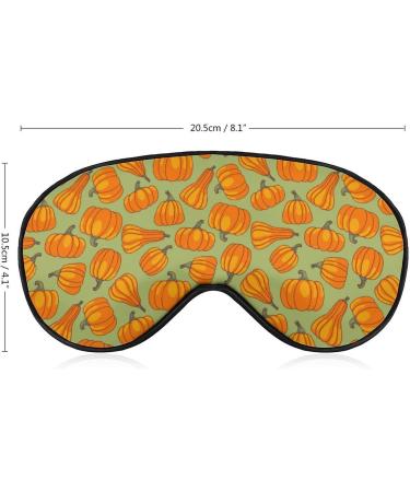 Cartoon Pumpkin Sleep Mask for Women | Adjustable Eye Shades with Elastic Strap - Perfect for Travel & Relaxation - Buy Online on GoSupps.com