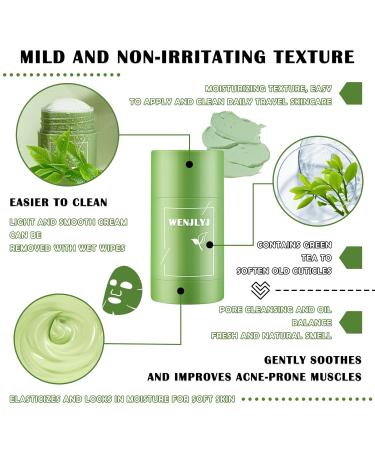 Buy Green Tea Clay Mask Stick | Moisturizing & Deep Cleansing Face Mud Mask for All Skin Types - Shipping Worldwide - Buy Online on GoSupps.com