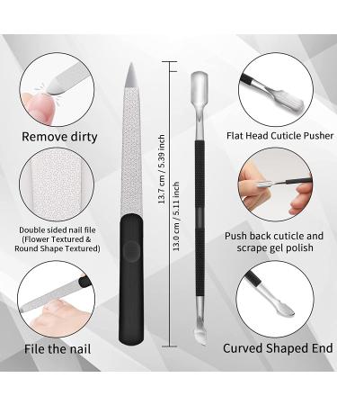 Professional 6pcs Ingrown Toenail Pedicure Tool Kit - Toe Nail File, Lifter, Pusher, Knife Set - Stainless Steel Foot Repair Kit for Nail Care - Buy Online on GoSupps.com