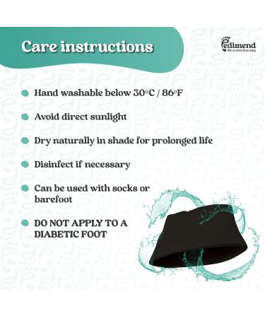 Pedimend Gel Metatarsal Pads for Men and Women - Ball of Foot Cushion for Pain Relief - Fabric Soft Socks - Black, Large (UK 6-11) - Buy Online on GoSupps.com