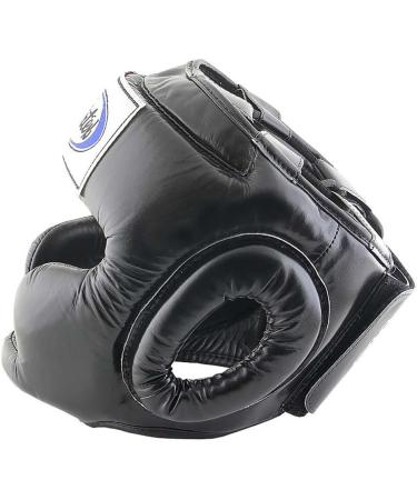 Fairtex HG3 Black Head Guard - Premium MMA Muay Thai Head Protection | Thai Boxing XL - Buy Online on GoSupps.com