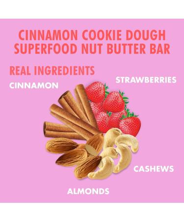 B.T.R. Nation Vegan Superfood Protein Bars - Strawberry Shortcake VITALITY | 12 Bars | Keto Plant Based and Gluten Free Low Carb Sugar Alcohol Free & Boosted with Powerful Superfood! - Buy Online on GoSupps.com