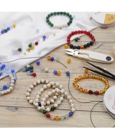 Pava 520pcs 7 Chakra Natural Stone Beads 8mm DIY Jewelry Making Kit - Buy Online on GoSupps.com