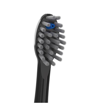 Waterpik Sonic-Fusion Replacement Brush Heads - Genuine Full Size Replacement Brushes with Covers (Pack of 2) - Black | International Shipping Available - Buy Online on GoSupps.com