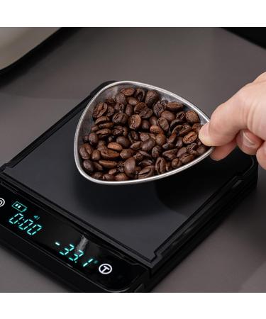 Mimoqk Ceramic Coffee Dosing Cup Glass Coffee Dosing Funnel Aluminum Coffee Tray Cup Narrow Mouth Coffee Dosing Cups for Easy Pouring and Ideal for Perfectly Portioning Coffee Beans for Fresh Brew - Buy Online on GoSupps.com