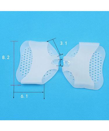 Elastic Metatarsal Comfort Foot Sleeves - 4 Pairs Non-Slip Forefoot Cushions for Discomfort Relief | International Shipping - Buy Online on GoSupps.com
