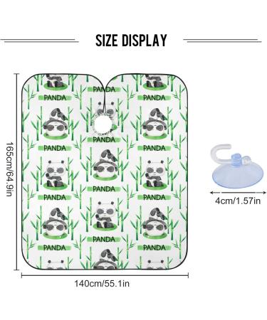 Waterproof Barber Cape - Cute Panda & Cheetah Haircut Bib for Men & Women | Unisex Hair Cutting Cape - Buy Online on GoSupps.com