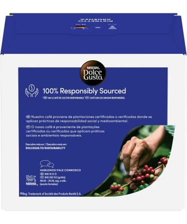  NESCAFE DOLCE GUSTO NESCAF Dolce Gusto Espresso Ristretto Ardenza 90 capsules arabica coffee intensity 11 (3 packs x 30) - Buy Online on GoSupps.com