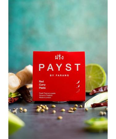 Payst Fresh Thai Red Curry Paste. Fresh Handmade in London Authentic Thai cooking paste. 100g. Serves 2. - Buy Online on GoSupps.com