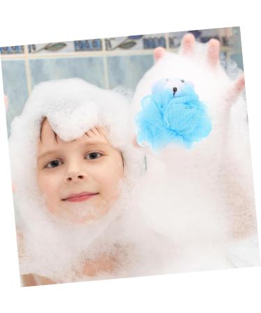 Hemoton Kids Bath Ball - 2pcs Exfoliating Bath Sponge & Loofah Puff | Cartoon Design Shower Wash Ball for Children - Buy Online on GoSupps.com