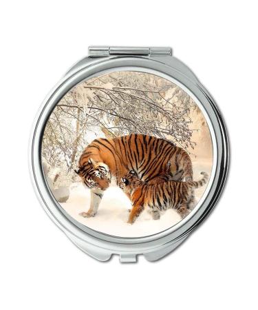 Mirror makeup mirror animal photography animals big cats pocket mirror portable mirror