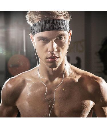 YEEPSYS Women's Workout Sweatband - Non Slip Moisture Wicking Headband for Running (Grey) - Buy Online on GoSupps.com