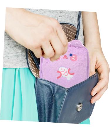 Healifty Plush Storage Bag Set - Decorative Purse Organizer for Menstrual Pads and Napkins - Buy Online on GoSupps.com