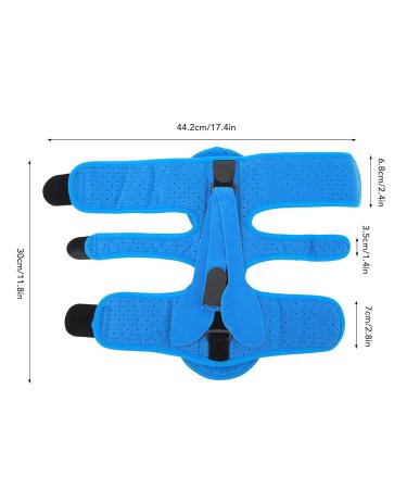 Socobeta Drop Foot Orthotic Brace - Universal Foot Drop Orthosis for Postoperative Recovery (Blue) | Best Shipping Worldwide - Buy Online on GoSupps.com