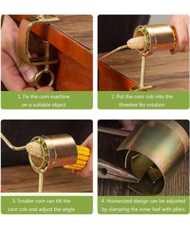 Practical Dry Corn Thresher Small Hand Operated Household Manual Thickener Corn Threshing Tool Corn Peeler Artifact Corn Thresher Hand Machine Stainless Steel Sheller - Buy Online on GoSupps.com