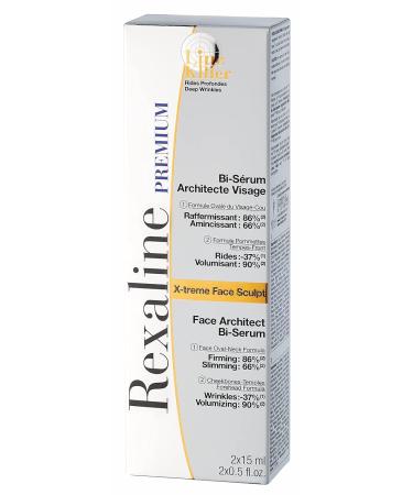 Rexaline Premium Line-Killer X-treme FaceSculpt Serum 2x0.5 Oz - Anti-Aging & Wrinkle Solution for Global Shipping - Buy Online on GoSupps.com
