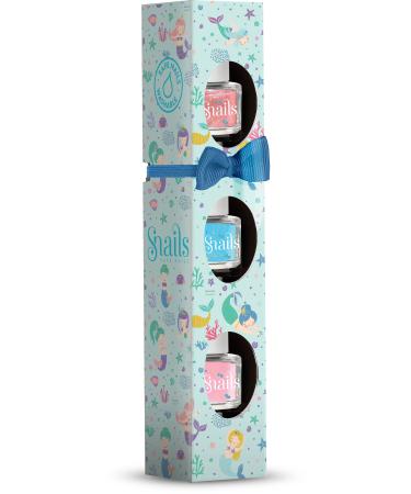 Snails 510737 children's nail polish gift set mini mermaid 3x7ml water-based washable harmless vegan - Buy Online on GoSupps.com