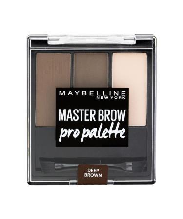 GEMEY MAYBELLINE 4 Deep Brown Kit Dark Eyebrow Palette
