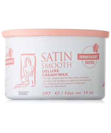 Satin Smooth Deluxe Cream Pot Wax, 14 Ounce