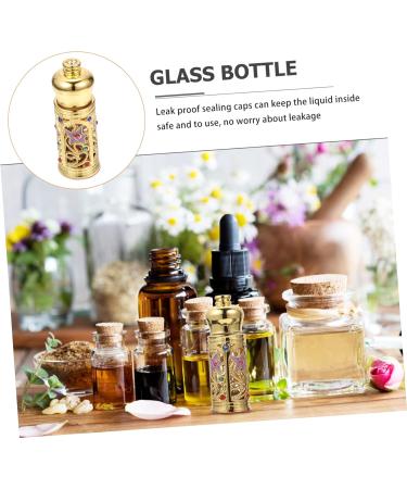 Healeved Essential Oil Empty Bottle Exquisite Bottle Decor Perfume Bottle Essential Oil Bottle Essence Bottle Perfume Sub Bottle Portable Bottle Arabia Perfume Storage Bottle - Buy Online on GoSupps.com