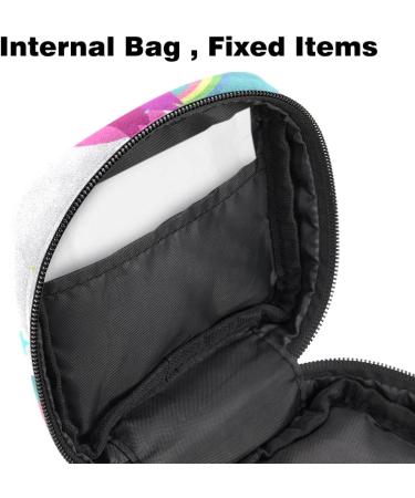 Buy Unicorn Rainbow Circle Storage Bag - Women's Menstrual Pad & Cup Organizer - Perfect for Teens Girls & Women - Buy Online on GoSupps.com