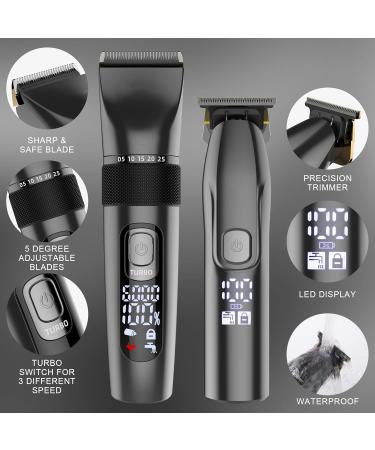 Professional Hair Clippers & T-Blade Trimmer Kit for Men | Cordless Hair Cutting Tool & Grooming Shear - Shop Internationally - Buy Online on GoSupps.com