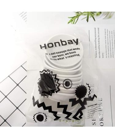 Honbay 10PCS Plastic White Round Watercolor Paint Palette - Small Dipping Bowls for Painting and Cooking - Buy Online on GoSupps.com