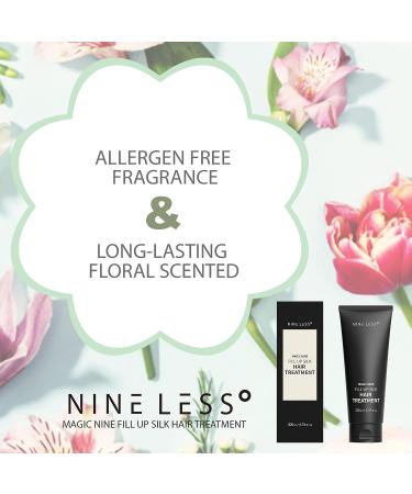 NINELESS Professional Hair Smoothing Treatment 200ml - Deep Hydration & Damage Repair | Anti-Frizz Heat Protectant with Natural Fruit Extracts - Buy Online on GoSupps.com
