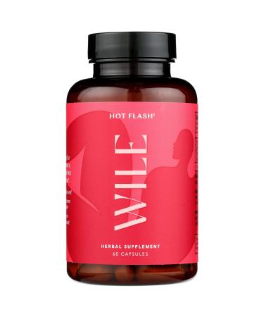 Wile Hot Flash Menopause Supplement for Women Multi-Symptom Menopause Relief & Support for Hot Flashes Night Sweats & Perimenopause Symptoms Side Effect Free & Non Habit Forming (30 Day Supply)