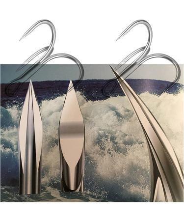 Drilling Hook Fishing Set - Carbon Steel Treble Hooks for Saltwater | 50-Piece Mixed Sizes #2 #4 #6 #8 #10 - Buy Online on GoSupps.com