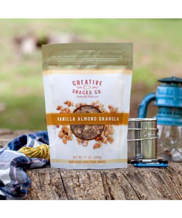Creative Snacks Honey Pecan Granola Clusters - 12 oz Bag | Healthy Snack & Cereal Option - Buy Online on GoSupps.com