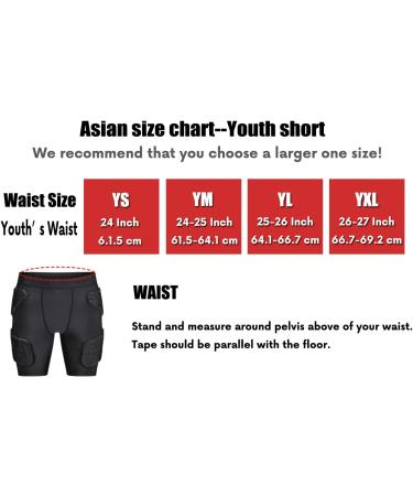DGXINJUN Youth Kids Padded Compression Short with 5 Hip Protectors - Football Girdle Short (Small) - Buy Online on GoSupps.com