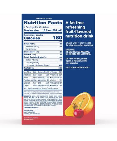 Ensure Clear Nutrition Drink | Mixed Fruit Flavor | 0g Fat, 8g Protein | 10 Fl Oz (Pack of 12) - Buy Online on GoSupps.com