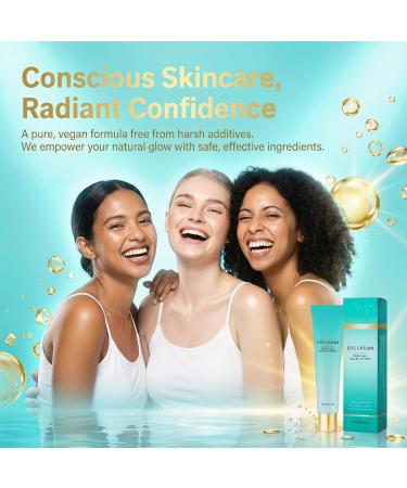 Retinol Eye Cream Targets Dark Circles and Puffiness Anti-Aging Formula with Hyaluronic Acid Effectively Reduces Eye Bags Wrinkles and Fine Lines | Unisex Moisturizing Eye Care - Buy Online on GoSupps.com