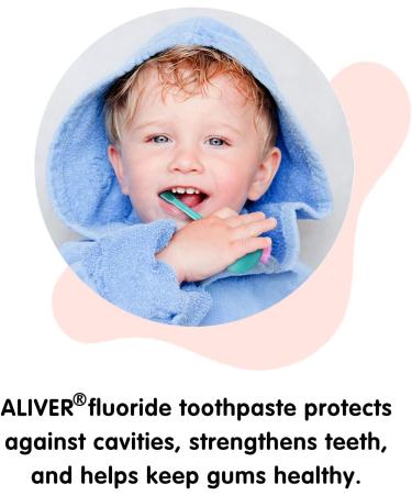 Kids Foam Toothpaste with Low Fluoride for U Shaped Toothbrush - Strawberry Flavored Toothpaste and Mouthwash for Children - Buy Online on GoSupps.com