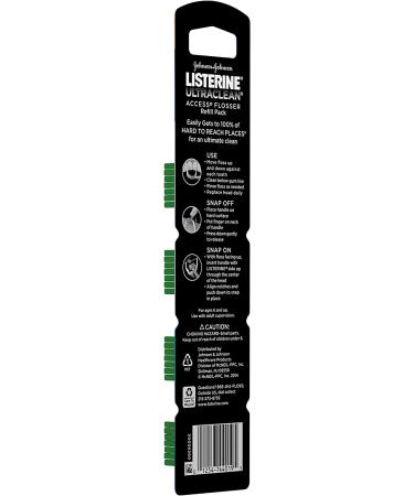LISTERINE Ultraclean Access Flossers - 28 Disposable Heads (Pack of 3) | Fresh Mint Crystals | Dental Floss for Effective Cleaning - Buy Online on GoSupps.com