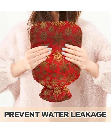 Snowflakes Christmas Heat Bottle - 2L | Pain Relief & Therapy Water Bag for Warmth & Comfort - Buy Online on GoSupps.com