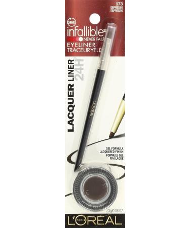 L'Or al Paris Infallible Lacquer Eyeliner in Espresso - 0.08 oz | Long-Lasting Precision Eyeliner - Buy Online on GoSupps.com
