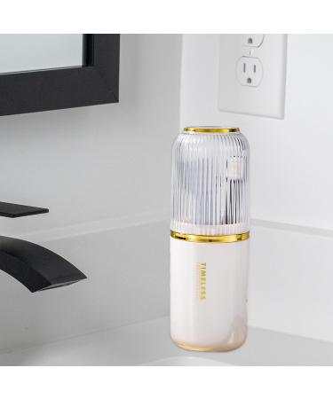 Magideal 2x Travel Toothbrush Holder - Reusable Storage Container for Toothbrushes & Toothpaste | Perfect for Business Trips - Buy Online on GoSupps.com