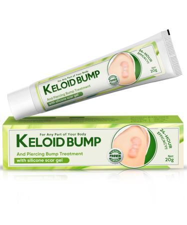 iTecFreely Keloid Bump Removal Keloid Scar Treatment for Nose & Belly Piercings Silicone Scar Gel Suitable for Stretch Mark Burn Scar & Surgical Scar